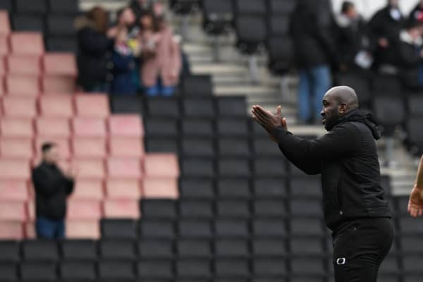 Darren Moore applauds Rovers fans