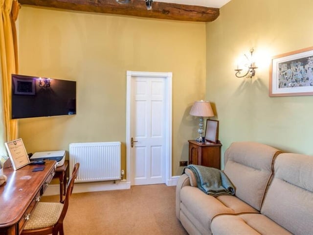 A sitting room and office.
