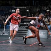 Doncaster’s England star Asia Harris beat John Simpson in a tough three-setter.