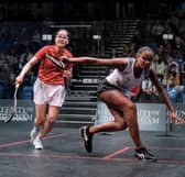 Doncaster’s England star Asia Harris beat John Simpson in a tough three-setter.