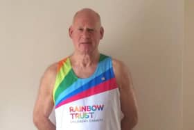 Fred Tomlinson was the very last person to finish this year's London Marathon.