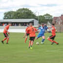 Action from Harworth Colliery's Recreational Ground.