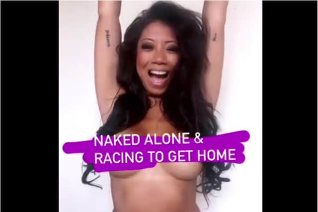 Chrissie Wunna stars in new E4 show Naked, Alone and Racing To Get Home.
