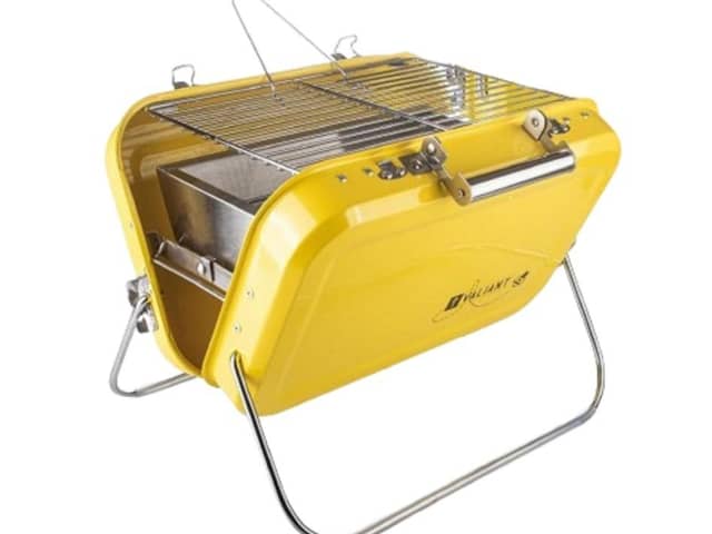 Valiant Portable Folding Picnic BBQ – Yellow, Currently priced at £49.99.