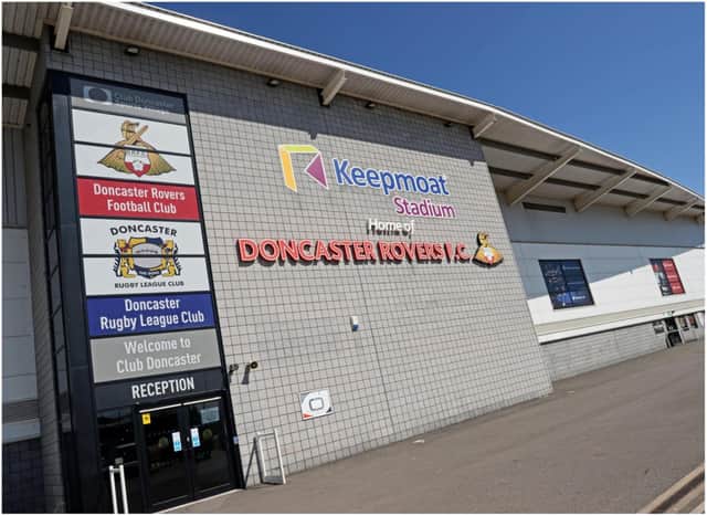 Doncaster's Keepmoat Stadium.
