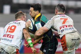 James Mitchell in action for Northampton Saints in the Heineken Champions Cup. Photo by Alessandro Sabattini/Getty Images