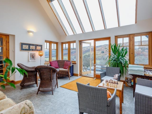 Shared sun room.