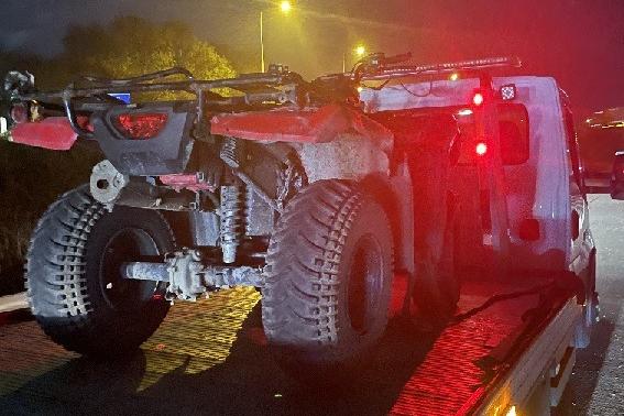 Quad bike spotted "being ridden dangerously" seized by police in Doncaster