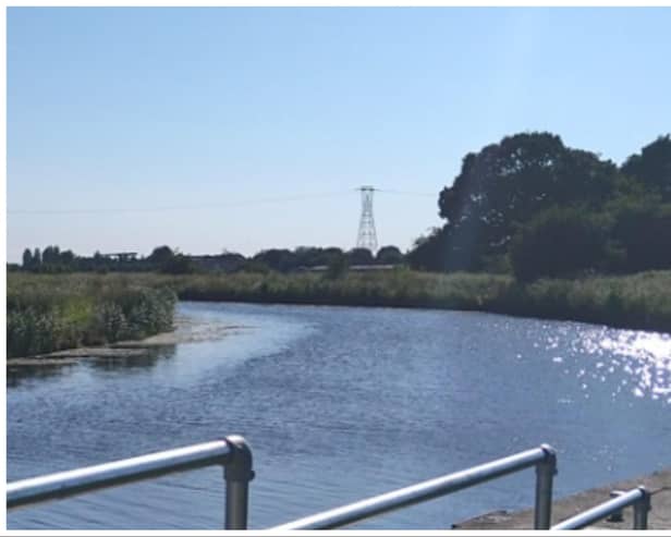 Police found three girls cooling off in the canal at Thorne.