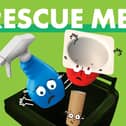Award-winning waste partnership supporting the Recycle Week, Rescue Me – Recycle campaign.