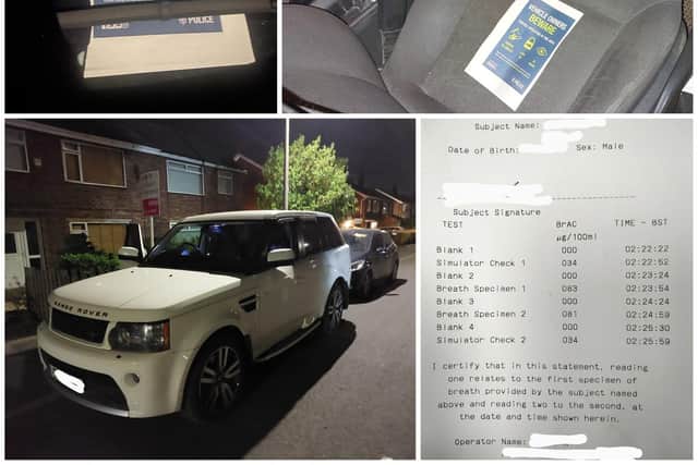 Drink driver was caught during leafleting operation