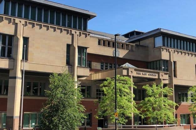 Sheffield Crown Court, pictured, has heard during an on-going trial how a South Yorkshire man has denied murdering a 28-year-old Polish man after an alleged 'fight' behind The Salutation Inn on South Parade, near Doncaster city centre.
