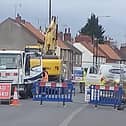 The A60 at Tickhill has been closed for emergency repair works.