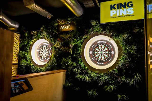 Tech darts at King Pins