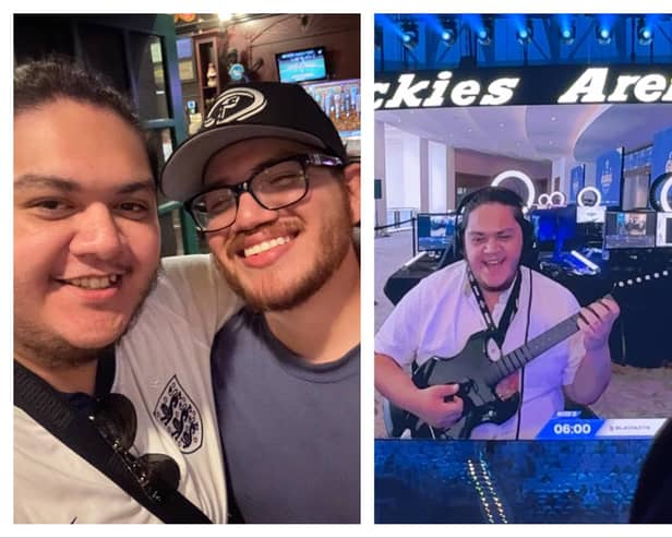 Doncaster gamer Kurtis Reynoldson, pictured with streamer MJonti192, features in a new promotional video marking the revival of RedOctane Games.