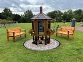 'Letters to heaven' postbox at Haltemprice Crematorium.