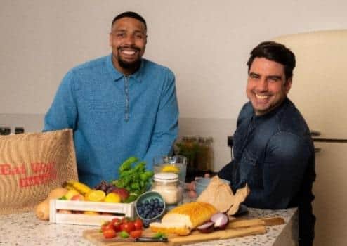 Show hosts Chris Bavin and Jordan Banjo
