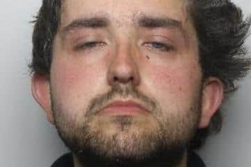 Pictured is Charles Bonde, aged 26, of Whitestone Crescent, Leeds, formerly of Doncaster College, who was sentenced at Sheffield Crown Court to 62 months of custody after he pleaded guilty to breaching a Sexual Harm Prevention Order, failing to comply with his Sex Offender Register terms, and to making indecent images of children relating to categories A, B and C and to distributing indecent images including categories A, B and C.