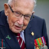 Capt Sir Tom Moore won the nation's hearts with his charity endeavours during the first lockdown.