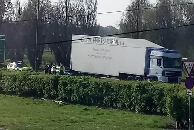 Police attend incident on Thorne Road, Doncaster, today