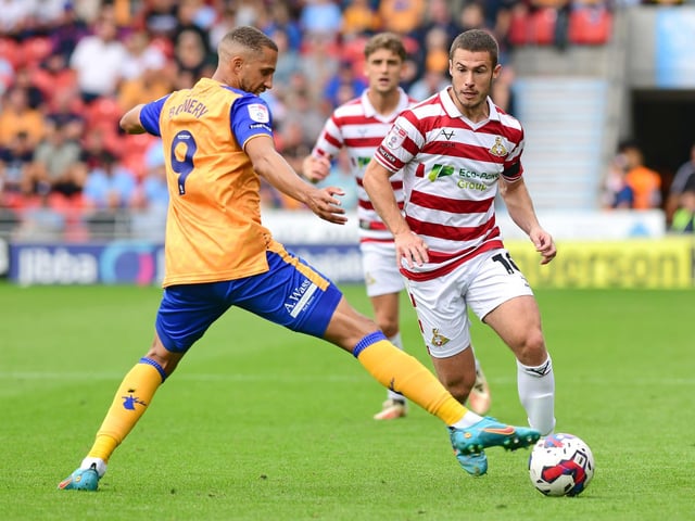 A competent display on the left of a back three. Subbed after getting injured following a collision with Jonathan Mitchell as they both tried to clear the ball.