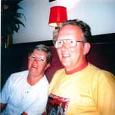 Derek with his wife Rita.