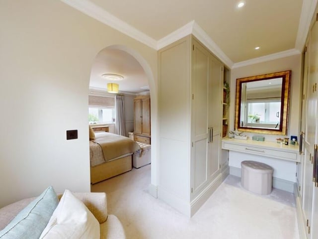 A double bedroom with dressing room.