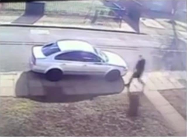 Police have issued CCTV footage of the man wanted in connection with a burglary in Silver Jubilee Close.