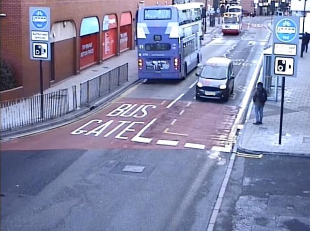 Bus Lane Camera Photograph Cleveland Street