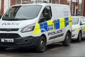 A police van in Doncaster