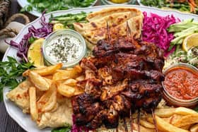 Chicken shish was among the favourites
