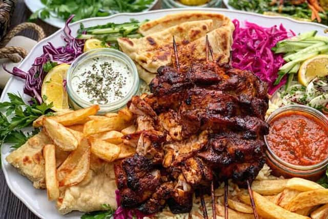 Chicken shish was among the favourites