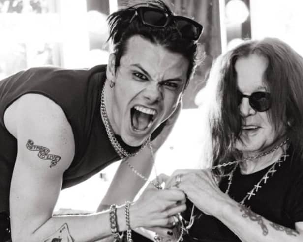 Yungblud and Ozzy Osbourne shared an emotional meeting just two weeks ago. (Photo: Yungblud/Instagram).