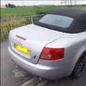 Police pulled over the Audi in Thorne.