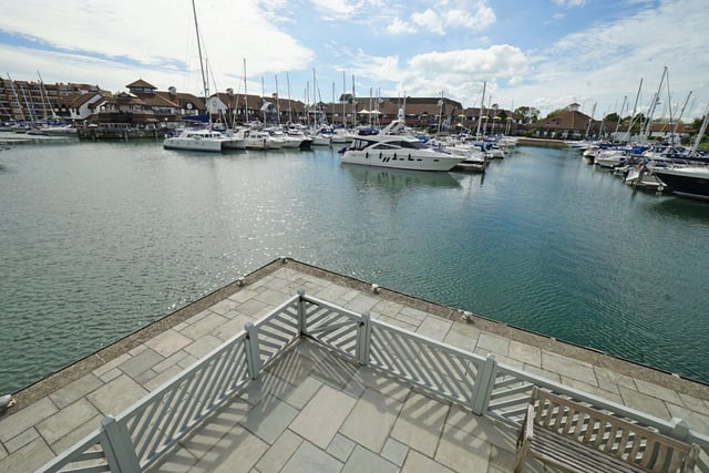 The house also has moorings for 12 and 25 metre vessels. The house is listed by Marina and Hampshire Life Homes - 023 9229 9021.