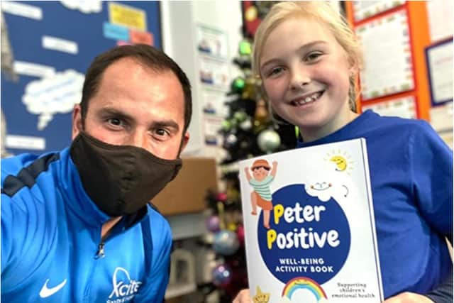 Jonny Nicolls has penned the Peter Positive books to help children with mental health.