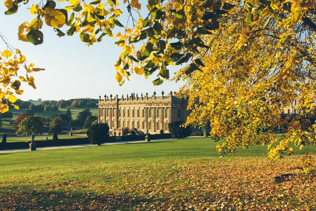 Chatsworth in Autumn.