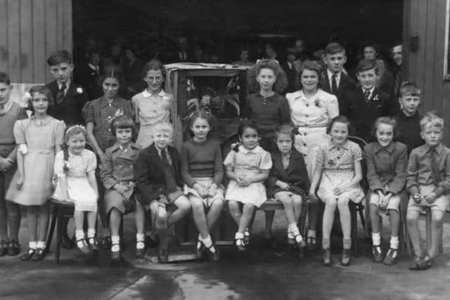 Doncaster on VE Day in 1945 - this group of children were pictured in Welbeck Street as World War Two in Europe came to an end.