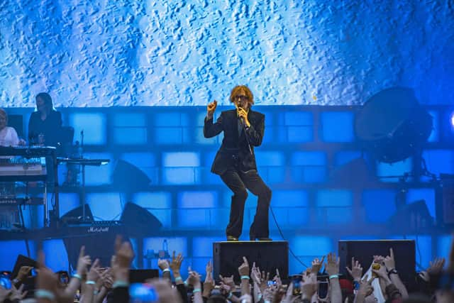 Jarvis Cocker and Pulp thrilled the crowds on their encore tour at Scarborough Open Air Theatre. (Photo: Cuffe and Taylor).