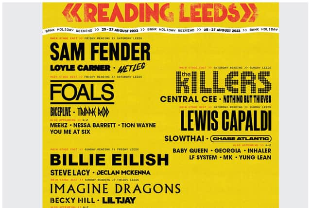 The line up for Reading and Leeds has been unveiled.