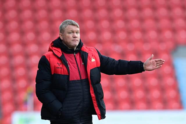 Doncaster boss Grant McCann. (Picture Howard Roe/AHPIX LTD).