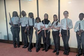 The eight students played flute and clarinet in the concert