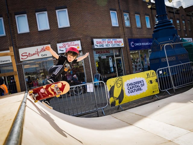 Skateboarding is one of many free activities taking place at Rotherham's UPLIFT Festival this week. Photo: James Mulkeen
