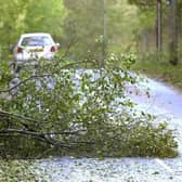 Winds have reached upto 70mph in some parts