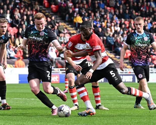 Joseph Olowu is in his third season at Doncaster Rovers.