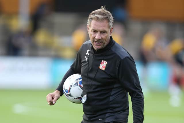 Scott Lindsey during is the new boss of Crawley Town (photo by Pete Norton/Getty Images).