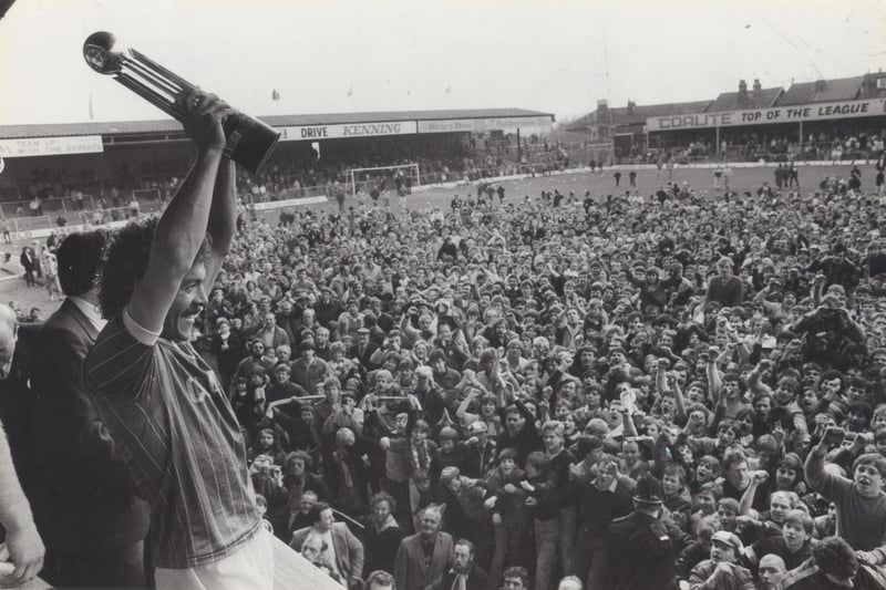Brian Vaughan Chesterfield FC gain promotion and win Championship.
11 May 1985