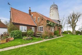 This unusual home has a rural setting and is for sale at £750,000.