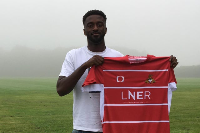 New Rovers signing Jordy Hiwula at Cantley Park