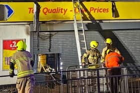 On Saturday, five fire engines attended a a shop on the Great North Road, Woodlands after a call was received at 12.56am.